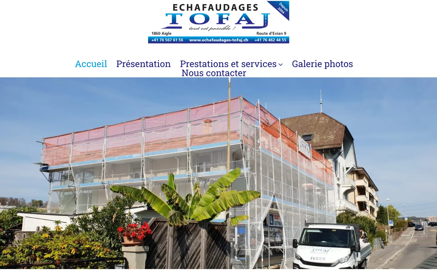 Ancien site de TOFAJ Échafaudages